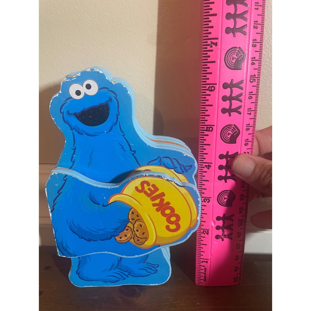 Sesame Street Cookie Monster Shaped Chunky Foam Board Book for Toddlers